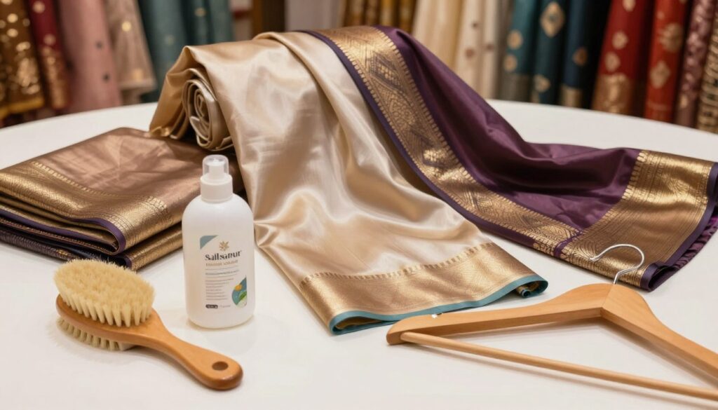 Maintenance and care tips for silk sarees Maintenance and care tips for silk sarees