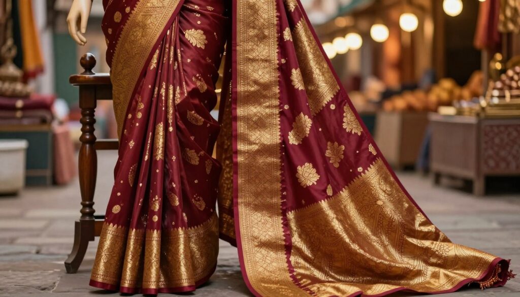 authentic Banarasi saree