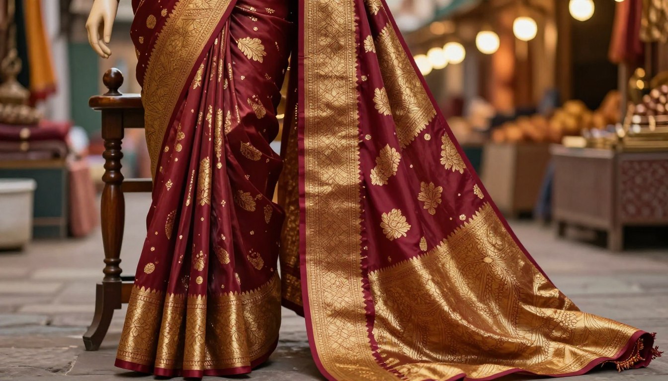 authentic Banarasi saree