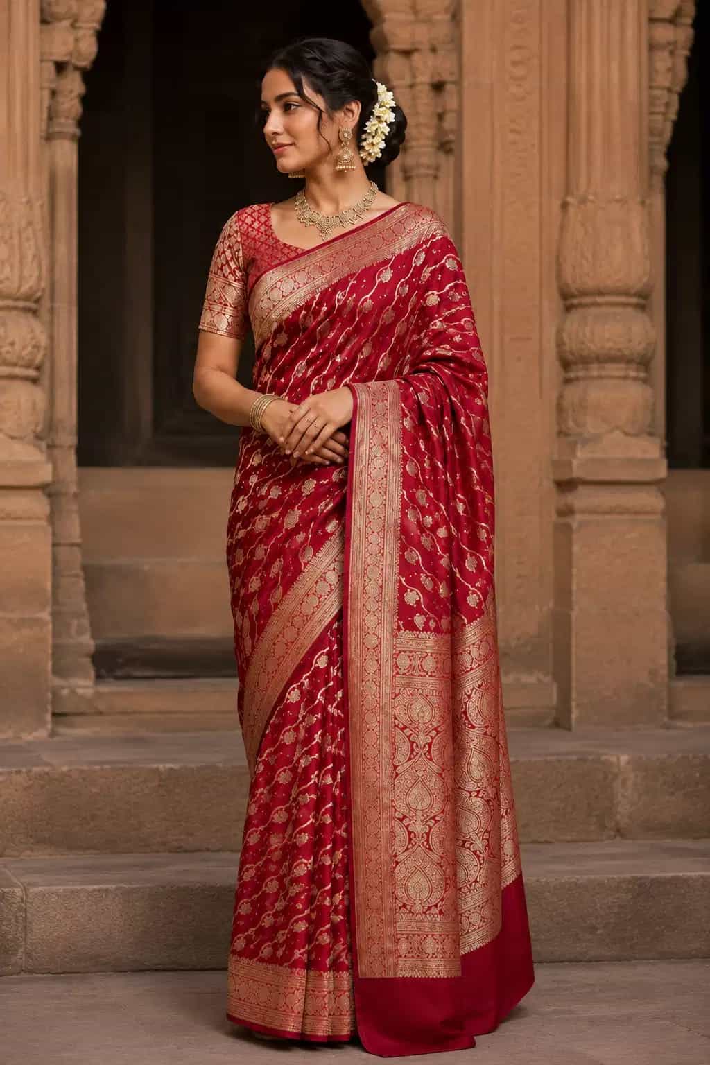 sindoori-virasat-red-satin-silk-banarasi-saree