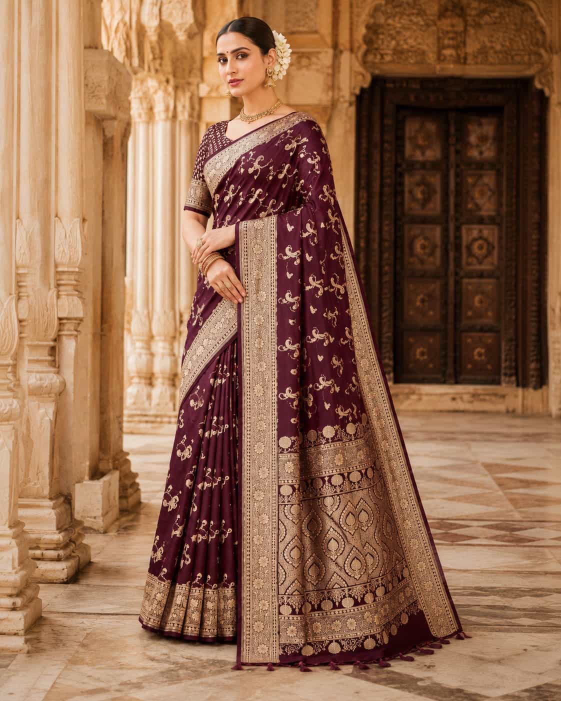 rajsi-morni-garnet-pink-satin-saree